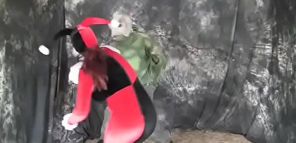  Big Boob Harley Quinn Gets Forced By Monster